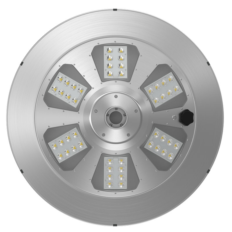 Lampu taman suria 80w pos atas