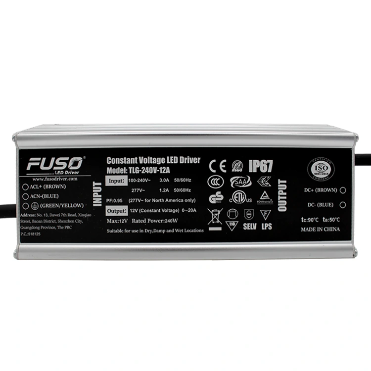Bekalan Kuasa Led Voltan Malar 24v 240w Pf Tinggi