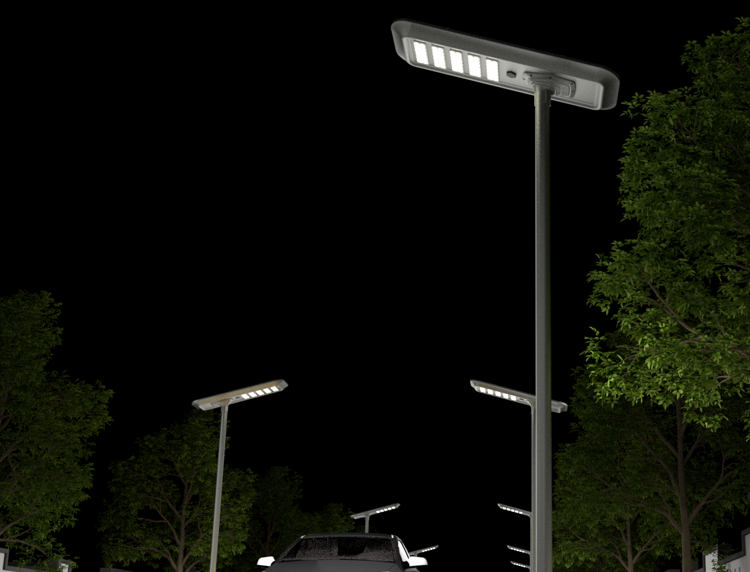180w all in one solar street light