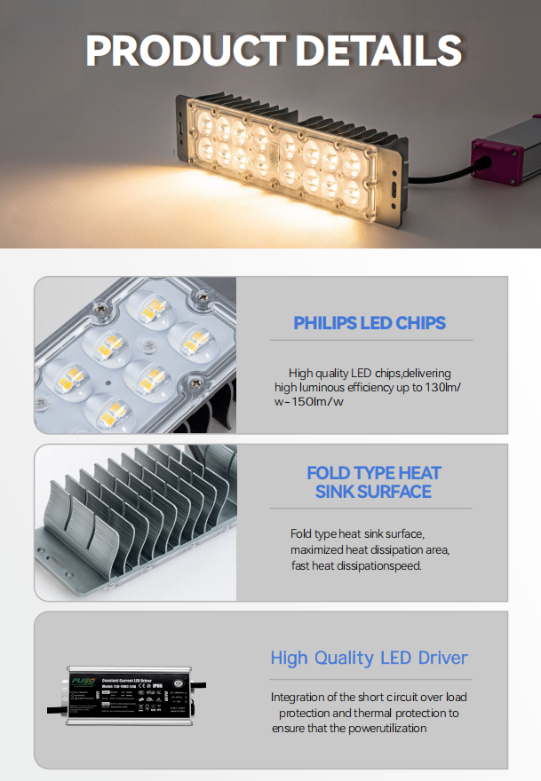 50w led street light module