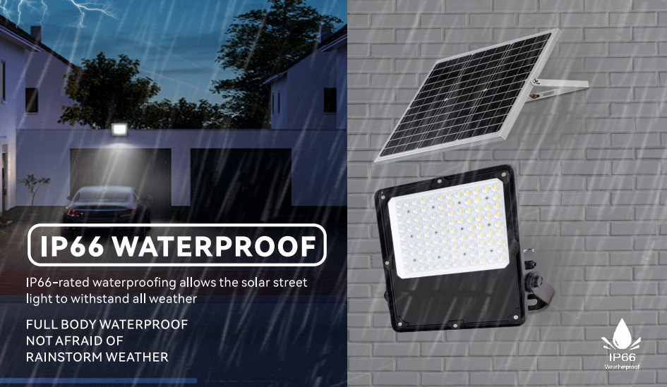 60w solar flood light